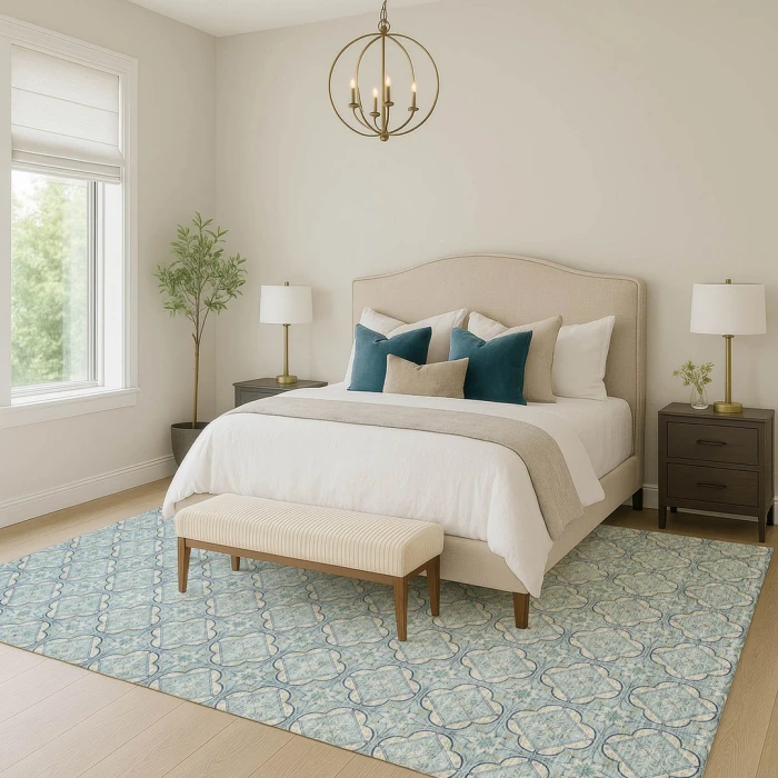 Addison Rugs Chantille Blue ACN2631 9ft. x 12ft. Rect. Rug