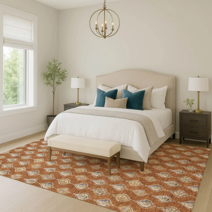 Addison Rugs Chantille Orange ACN2632 5ft. x 7ft.6in. Rect. Rug