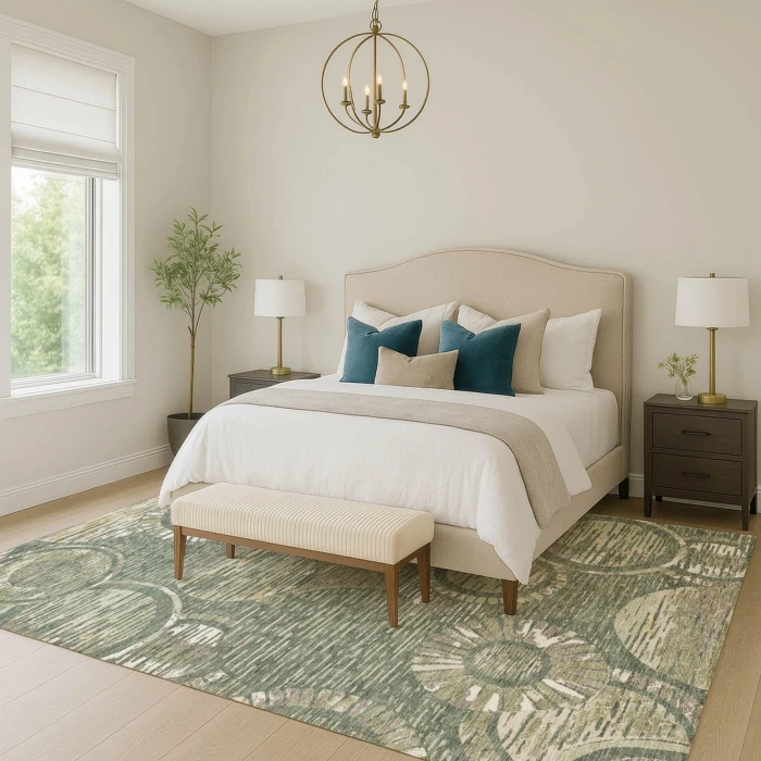 Addison Rugs Chantille Green ACN2633 9ft. x 12ft. Rect. Rug