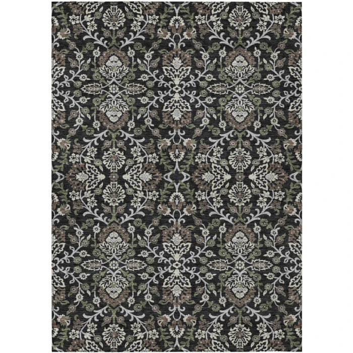 Addison Rugs Chantille Black ACN2634 5ft. x 7ft.6in. Rect. Rug
