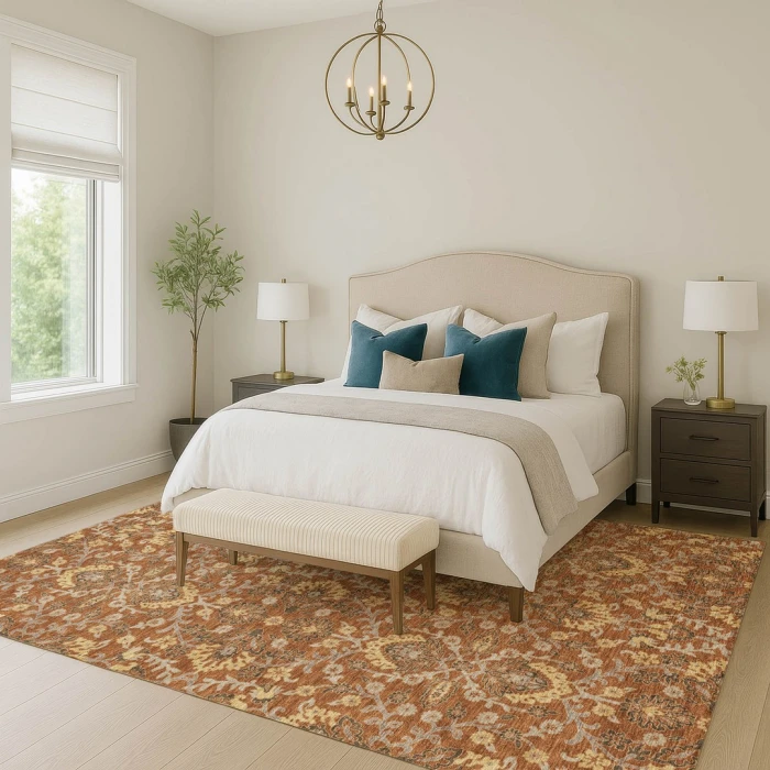 Addison Rugs Chantille Orange ACN2634 5ft. x 7ft.6in. Rect. Rug