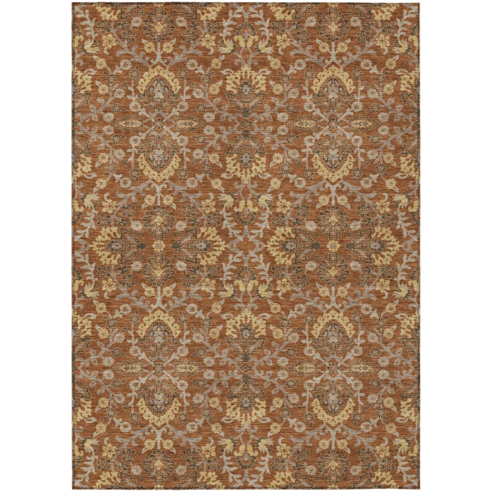 Addison Rugs Chantille Orange ACN2634 5ft. x 7ft.6in. Rect. Rug