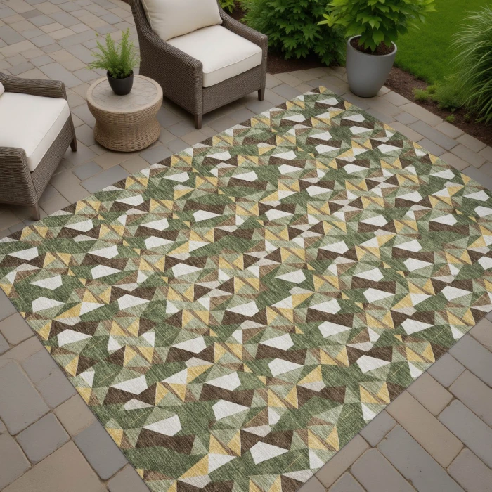 Addison Rugs Chantille Green ACN2636 5ft. x 7ft.6in. Rect. Rug