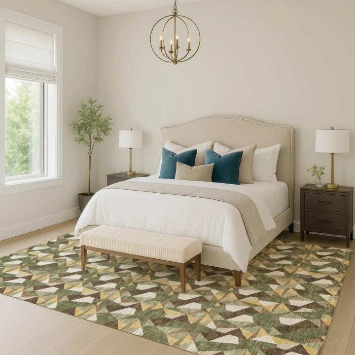 Addison Rugs Chantille Green ACN2636 5ft. x 7ft.6in. Rect. Rug