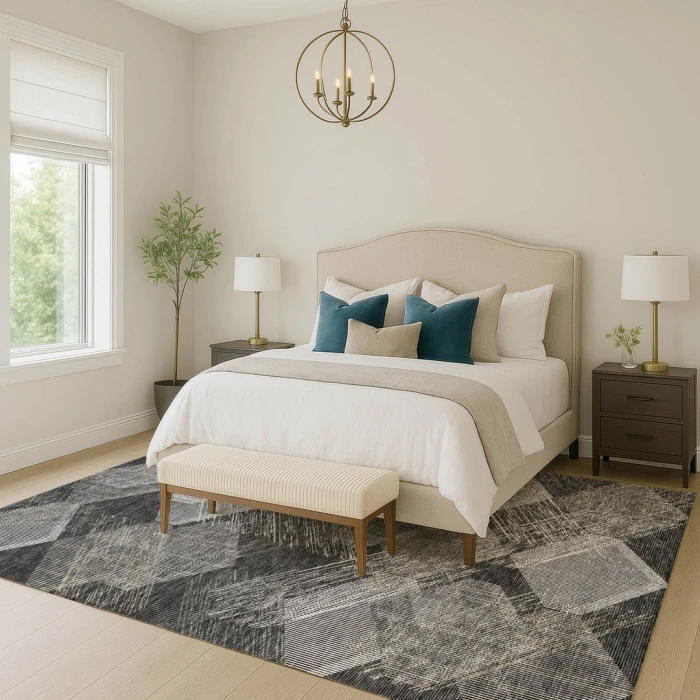 Addison Rugs Chantille Black ACN2637 8ft. x 10ft. Rect. Rug