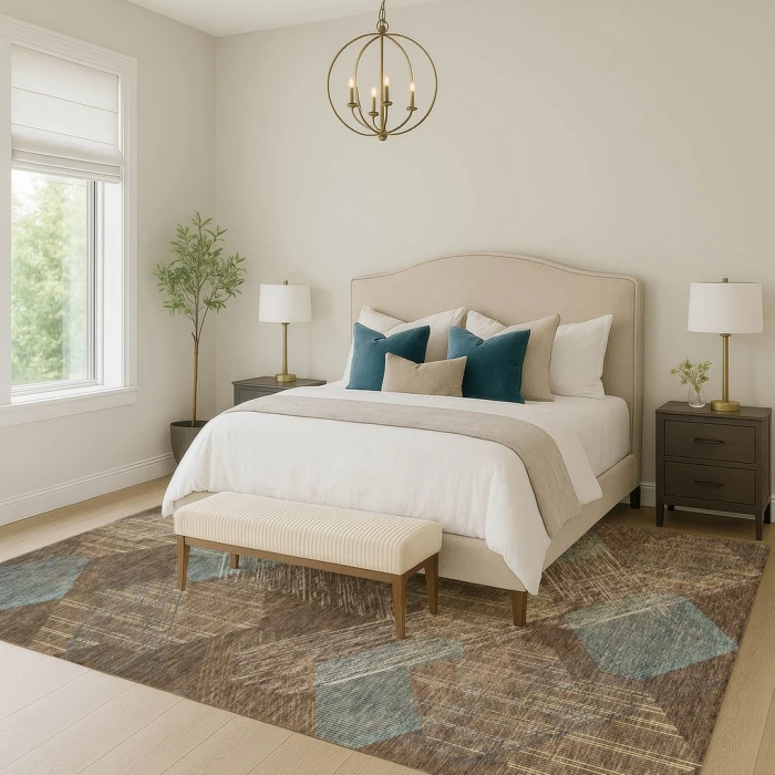 Addison Rugs Chantille Brown ACN2637 9ft. x 12ft. Rect. Rug
