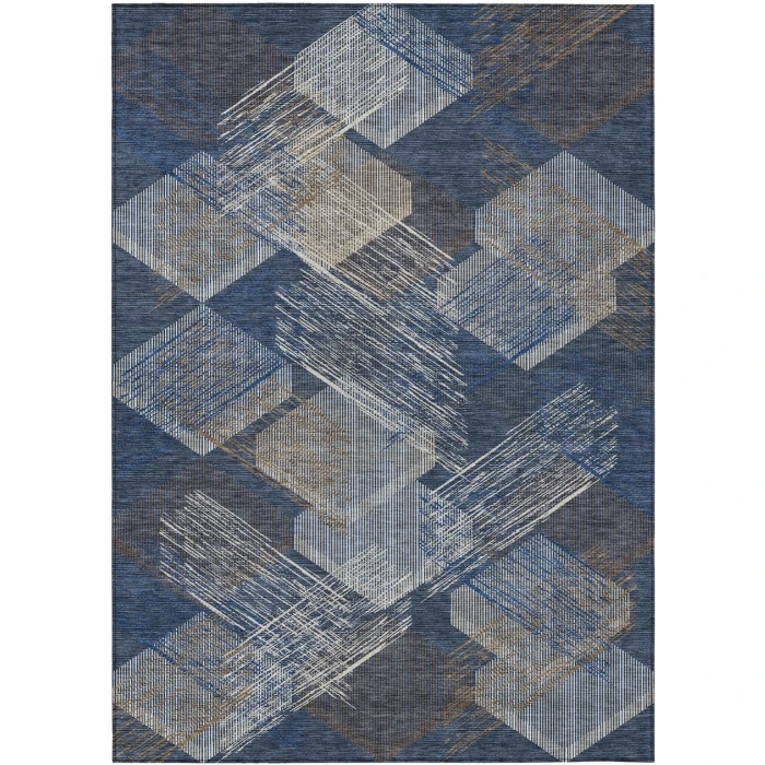 Addison Rugs Chantille Blue ACN2637 5ft. x 7ft.6in. Rect. Rug