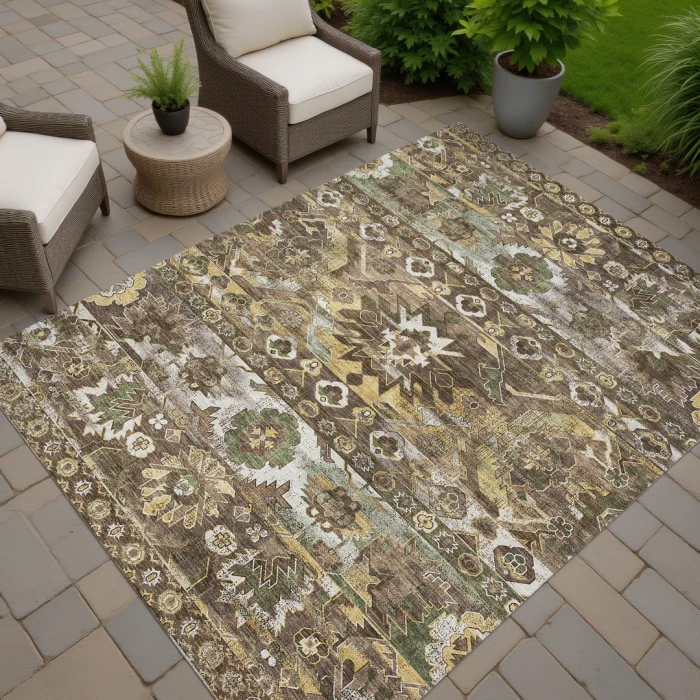 Addison Rugs Chantille Brown ACN2638 5ft. x 7ft.6in. Rect. Rug