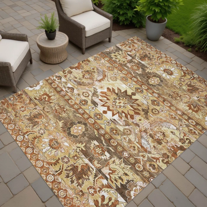Addison Rugs Chantille Gold ACN2638 8ft. x 10ft. Rect. Rug