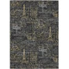 Addison Rugs Chantille Black ACN2639 8ft. x 10ft. Rect. Rug