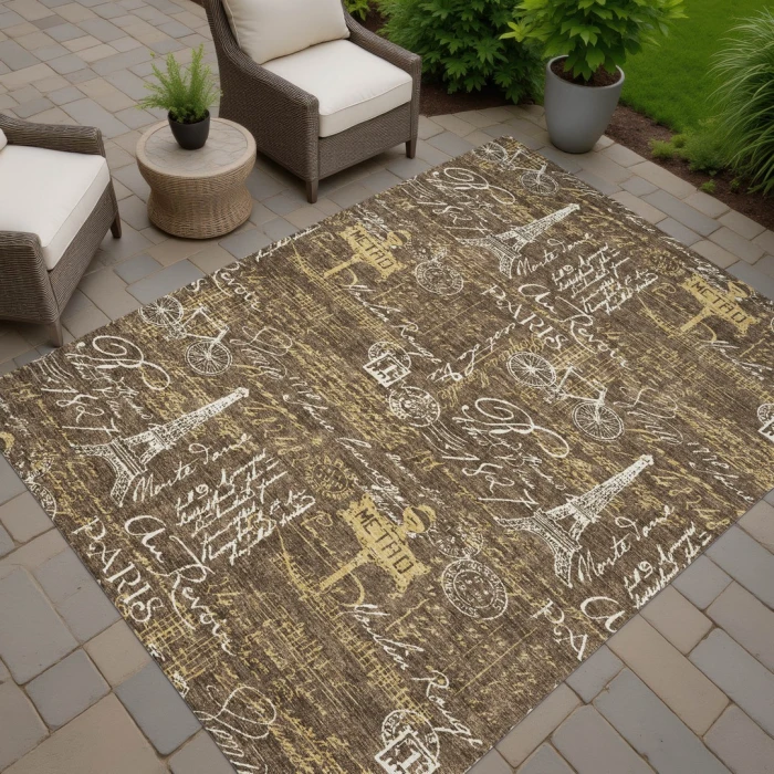 Addison Rugs Chantille Brown ACN2639 8ft. x 10ft. Rect. Rug