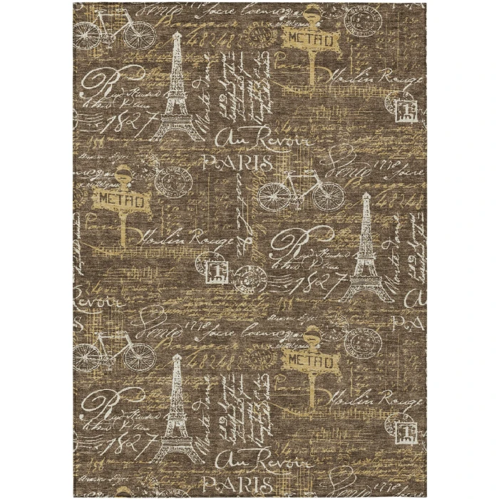 Addison Rugs Chantille Brown ACN2639 8ft. x 10ft. Rect. Rug