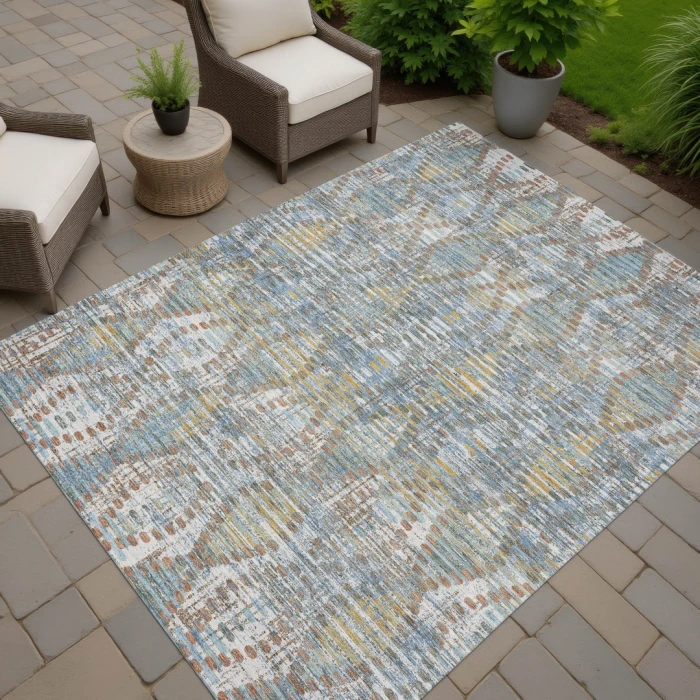 Addison Rugs Chantille Blue ACN2640 8ft. x 10ft. Rect. Rug