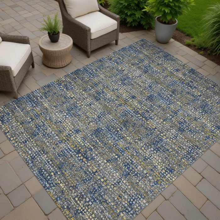 Addison Rugs Chantille Blue ACN2641 9ft. x 12ft. Rect. Rug