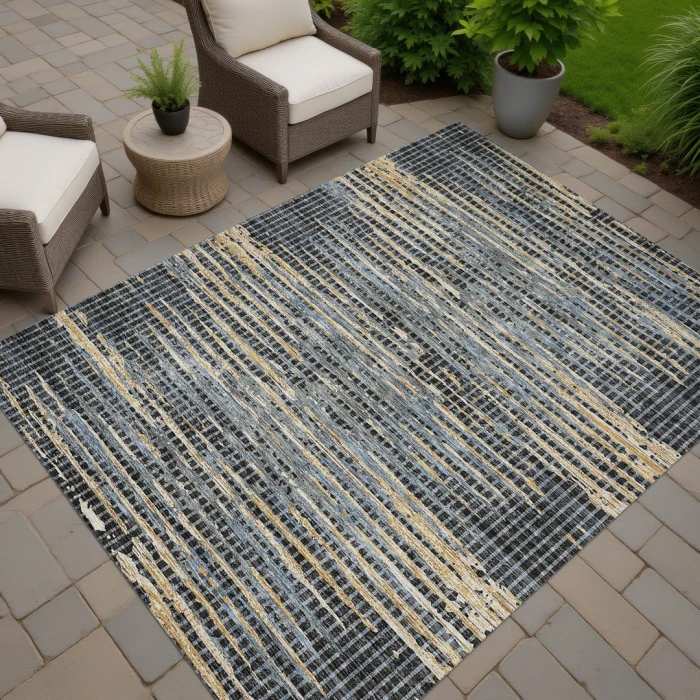 Addison Rugs Chantille Black ACN2642 5ft. x 7ft.6in. Rect. Rug
