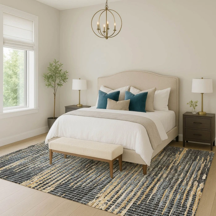 Addison Rugs Chantille Black ACN2642 5ft. x 7ft.6in. Rect. Rug