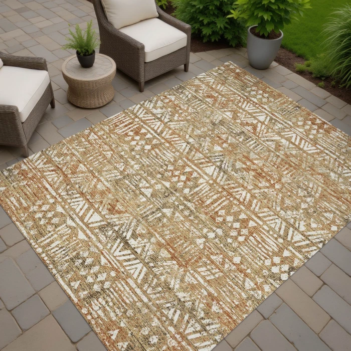 Addison Rugs Chantille Orange ACN2645 8ft. x 10ft. Rect. Rug