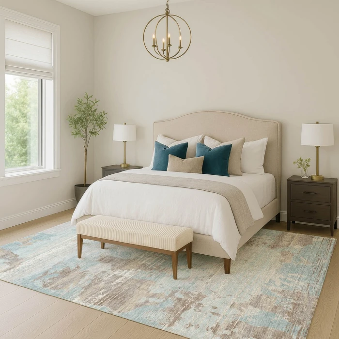 Addison Rugs Chantille Blue ACN2646 8ft. x 10ft. Rect. Rug