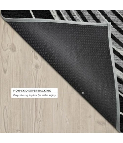 Addison Rugs Chantille Black ACN2647 5ft. x 7ft.6in. Rect. Rug