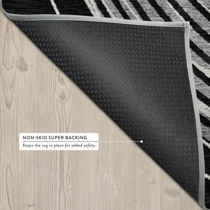 Addison Rugs Chantille Black ACN2647 8ft. x 10ft. Rect. Rug
