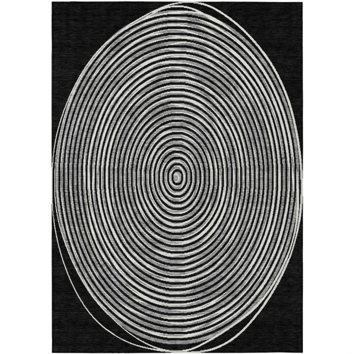 Addison Rugs Chantille Black ACN2647 8ft. x 10ft. Rect. Rug