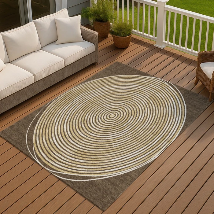 Addison Rugs Chantille Brown ACN2647 5ft. x 7ft.6in. Rect. Rug