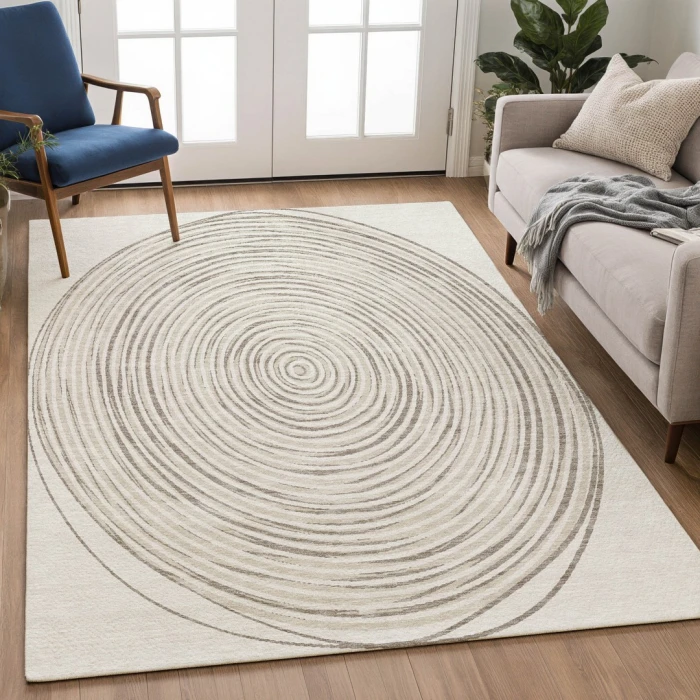 Addison Rugs Chantille Ivory ACN2647 5ft. x 7ft.6in. Rect. Rug