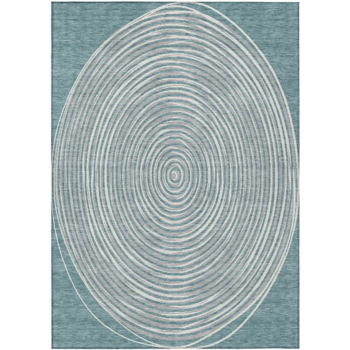 Addison Rugs Chantille Teal ACN2647 5ft. x 7ft.6in. Rect. Rug