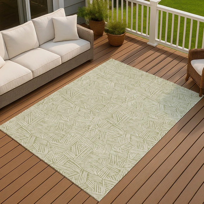 Addison Rugs Chantille Green ACN2648 8ft. x 10ft. Rect. Rug