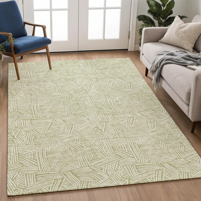 Addison Rugs Chantille Green ACN2648 8ft. x 10ft. Rect. Rug
