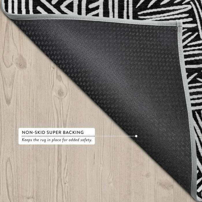 Addison Rugs Chantille Black ACN2648 9ft. x 12ft. Rect. Rug
