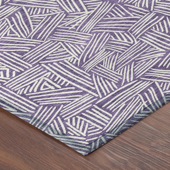 Addison Rugs Chantille Purple ACN2648 5ft. x 7ft.6in. Rect. Rug