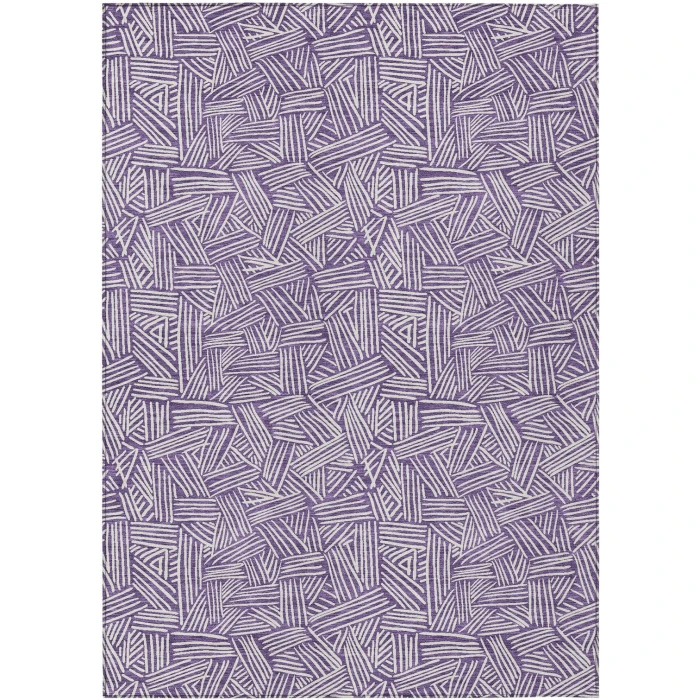 Addison Rugs Chantille Purple ACN2648 5ft. x 7ft.6in. Rect. Rug