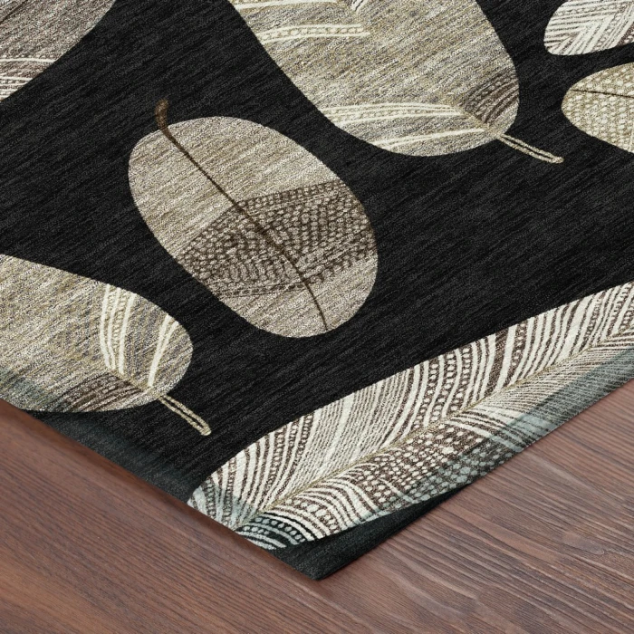 Addison Rugs Chantille Black ACN2649 9ft. x 12ft. Rect. Rug