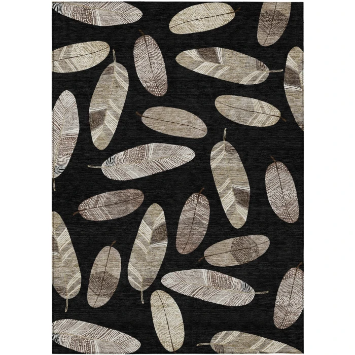 Addison Rugs Chantille Black ACN2649 9ft. x 12ft. Rect. Rug