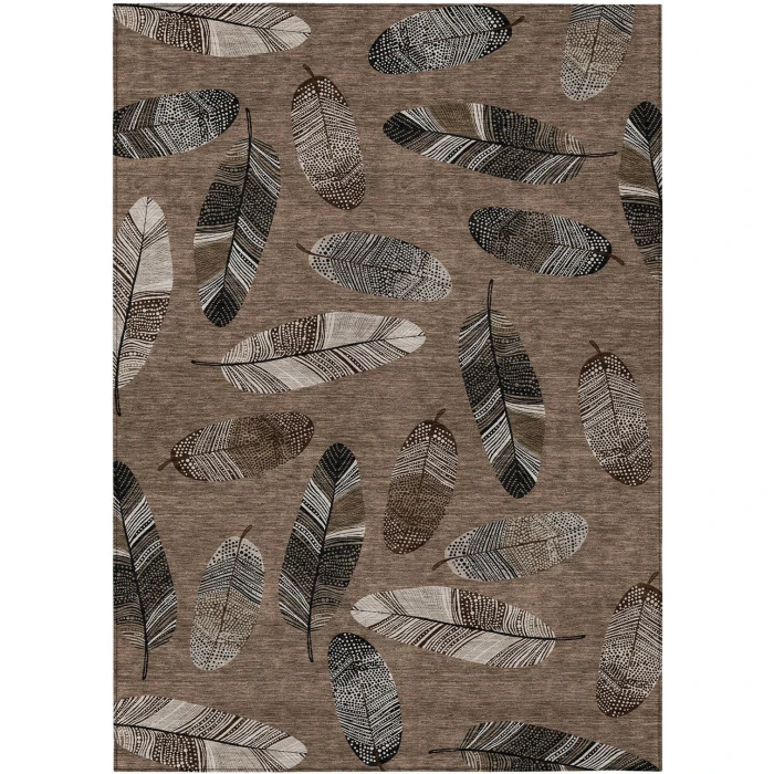 Addison Rugs Chantille Brown ACN2649 5ft. x 7ft.6in. Rect. Rug