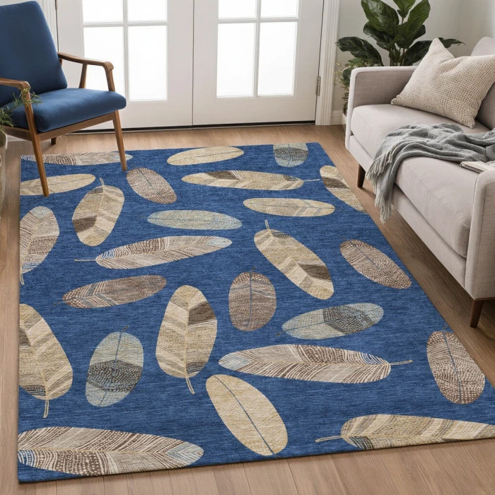 Addison Rugs Chantille Blue ACN2649 9ft. x 12ft. Rect. Rug