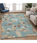 Addison Rugs Chantille Teal ACN2649 9ft. x 12ft. Rect. Rug