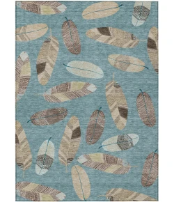 Addison Rugs Chantille Teal ACN2649 5ft. x 7ft.6in. Rect. Rug
