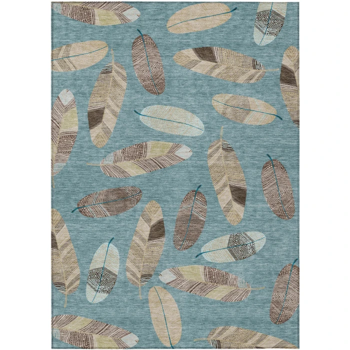 Addison Rugs Chantille Teal ACN2649 9ft. x 12ft. Rect. Rug