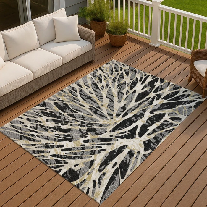 Addison Rugs Chantille Black ACN2651 8ft. x 10ft. Rect. Rug