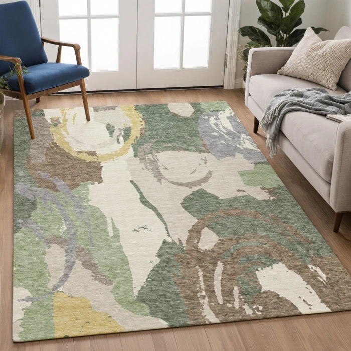 Addison Rugs Chantille Green ACN2652 5ft. x 7ft.6in. Rect. Rug