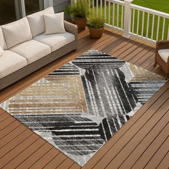 Addison Rugs Chantille Black ACN2653 8ft. x 10ft. Rect. Rug