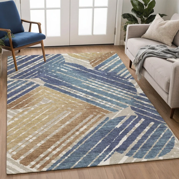 Addison Rugs Chantille Blue ACN2653 8ft. x 10ft. Rect. Rug