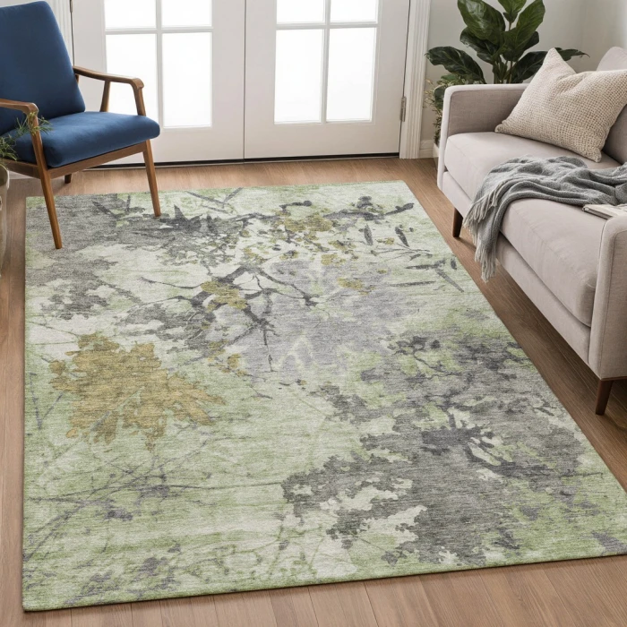 Addison Rugs Chantille Green ACN2654 9ft. x 12ft. Rect. Rug