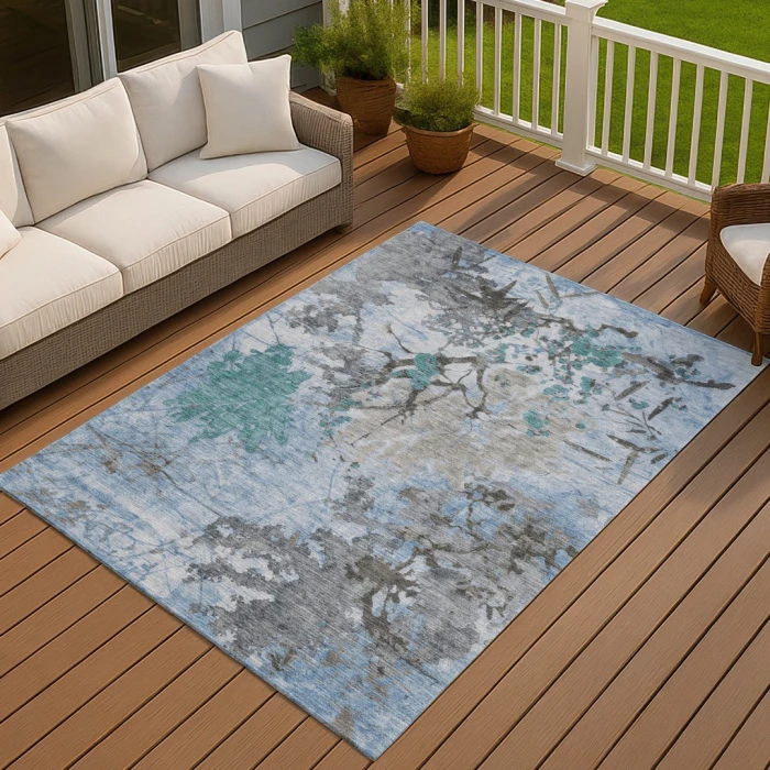 Addison Rugs Chantille Blue ACN2654 5ft. x 7ft.6in. Rect. Rug