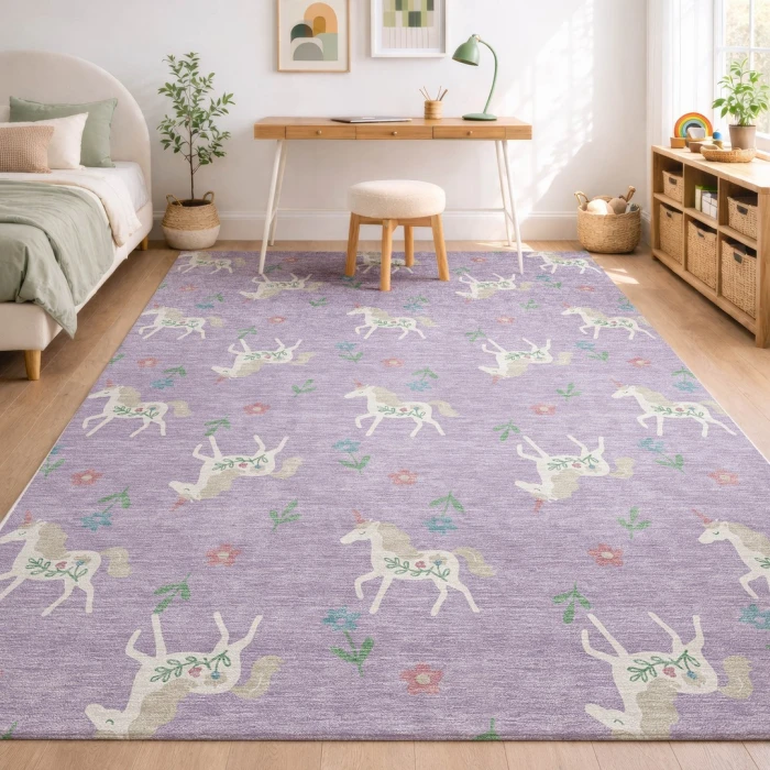 Addison Rugs Chantille Purple ACN2657 5ft. x 7ft.6in. Rect. Rug