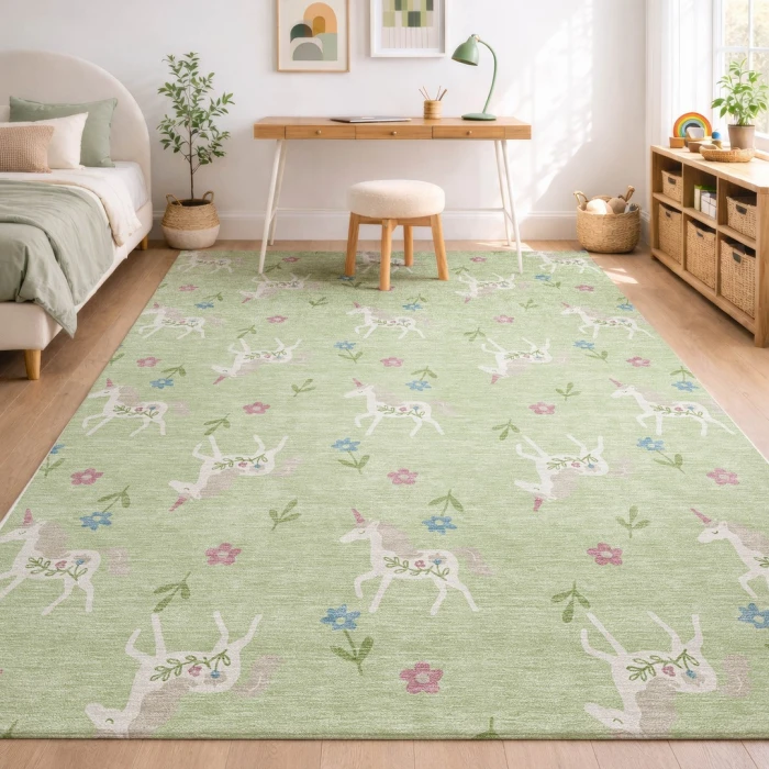Addison Rugs Chantille Green ACN2657 8ft. x 10ft. Rect. Rug