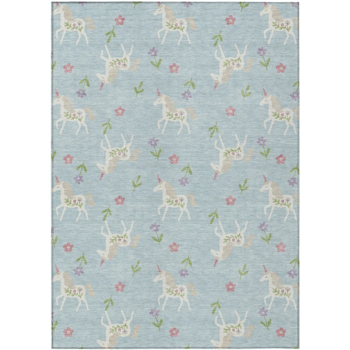 Addison Rugs Chantille Blue ACN2657 9ft. x 12ft. Rect. Rug