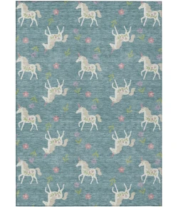 Addison Rugs Chantille Teal ACN2657 5ft. x 7ft.6in. Rect. Rug